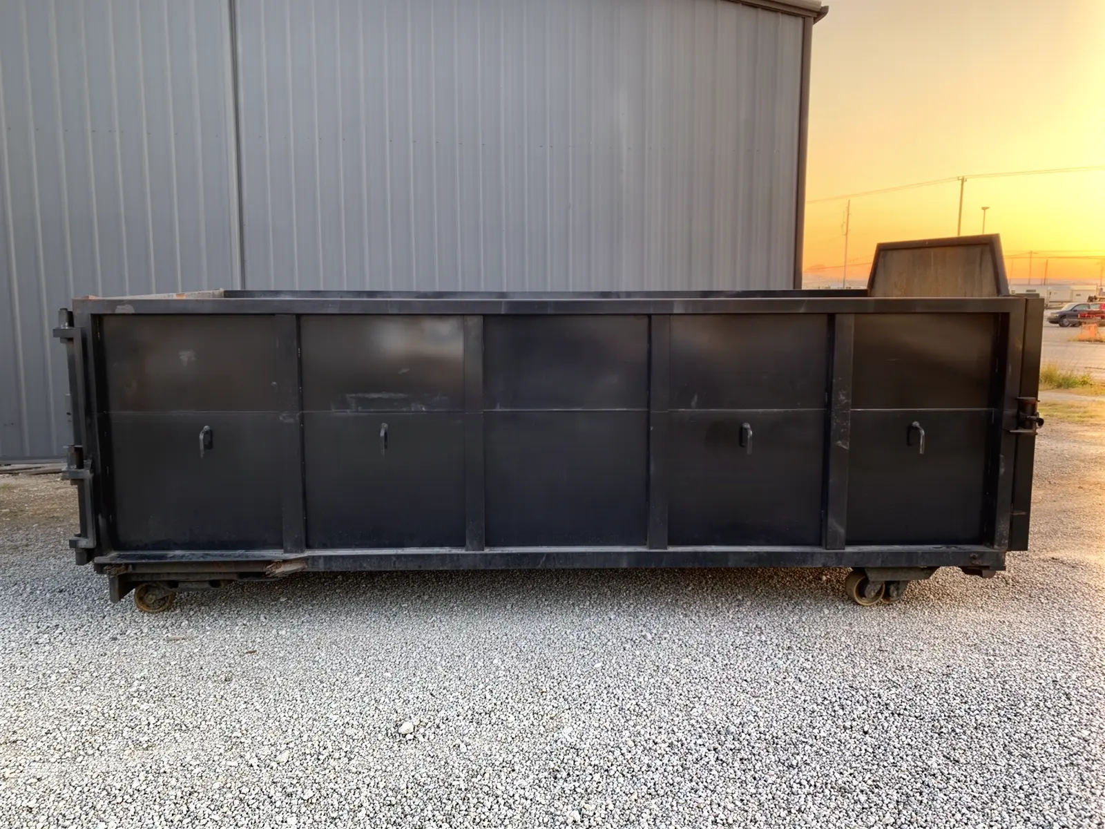 Roll-off dumpster from Red Wagon Dumpster Rental LLC in Montoursville, PA